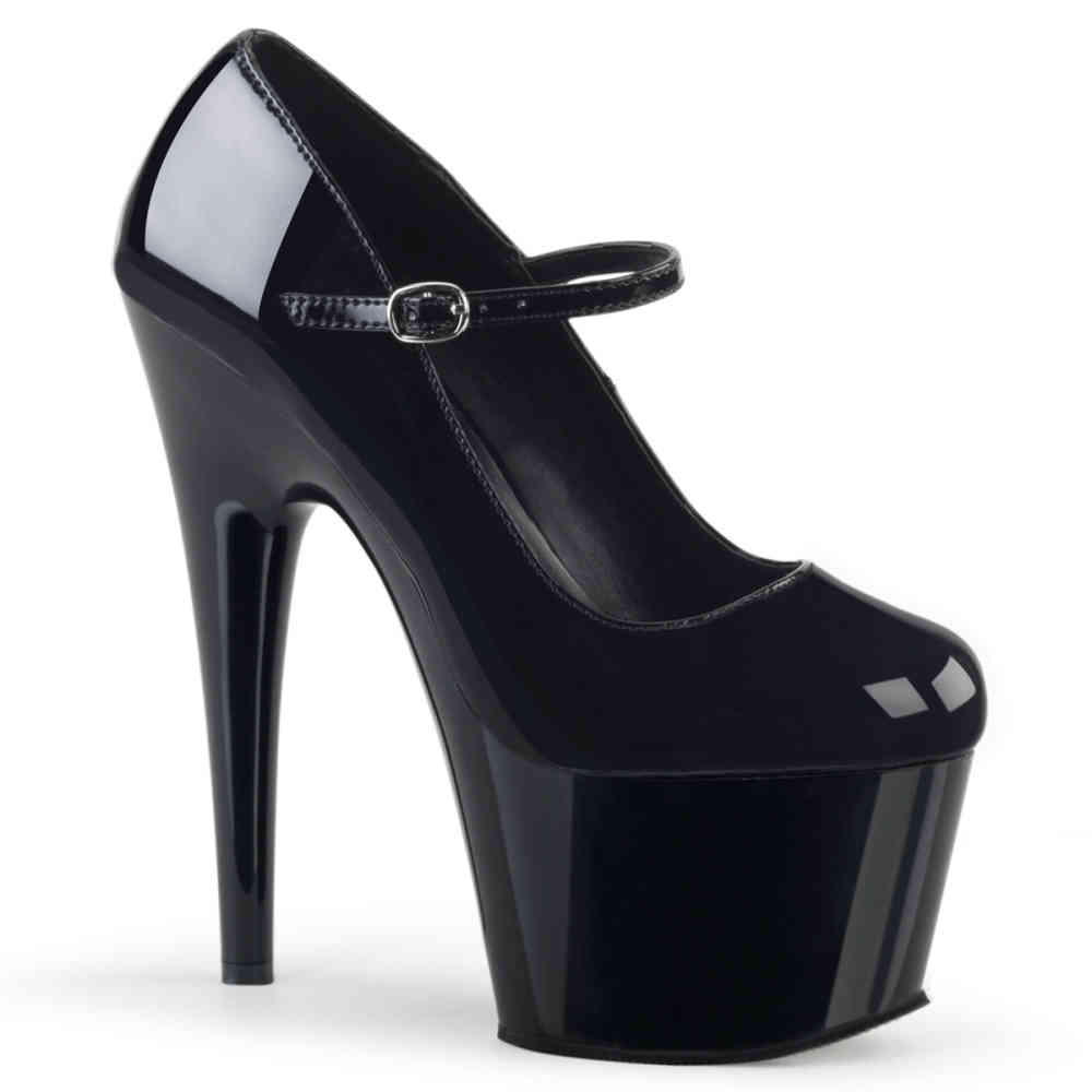 Pleaser - ADORE787 Hoge hakken - Zwart